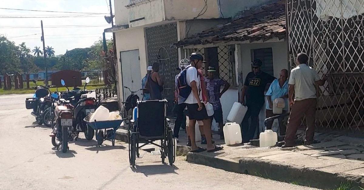Foto del día: El agua también se apaga en Sancti Spíritus
