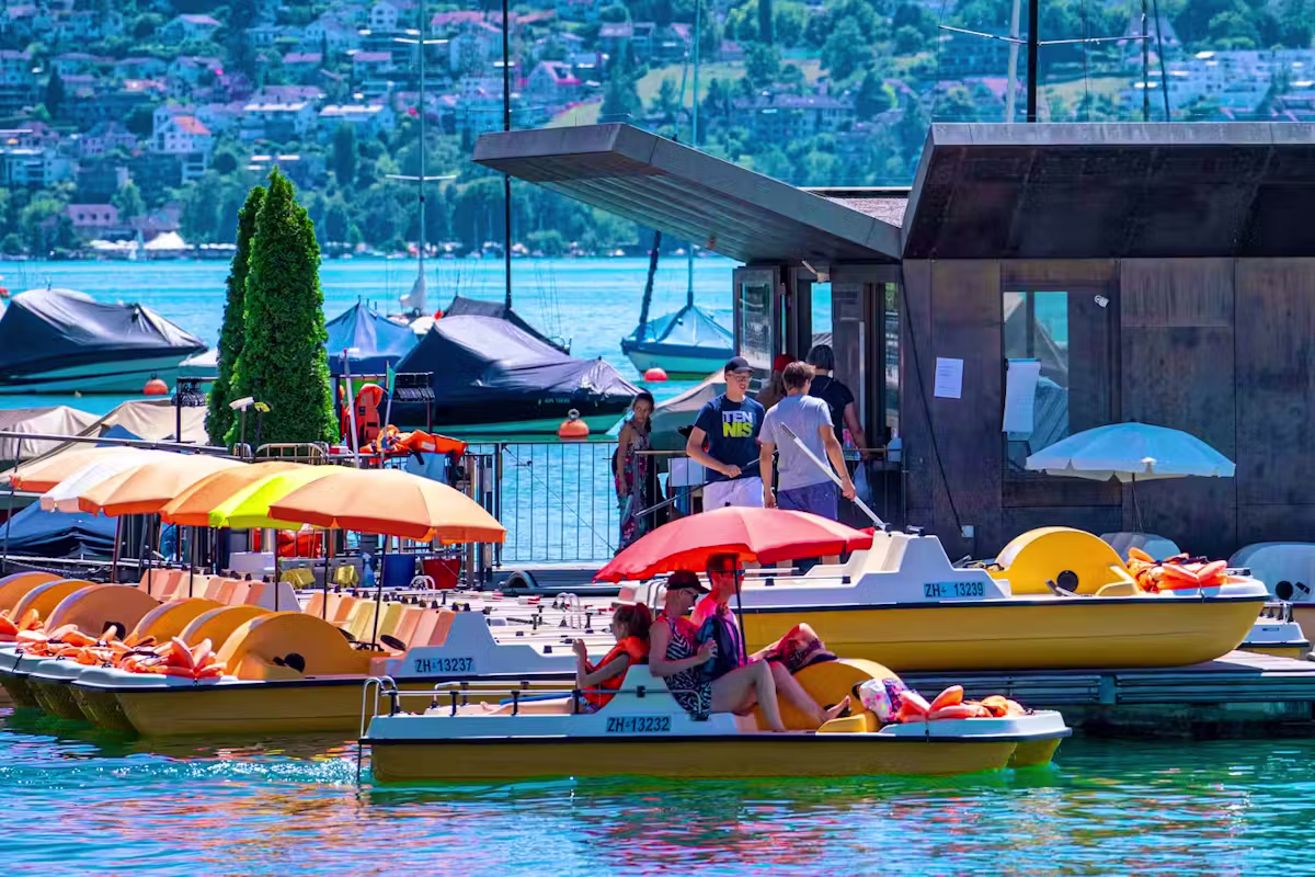 Pedalo-Miete in der Schweiz: Kinder dürfen ab 10 Jahren allein aufs Wasser