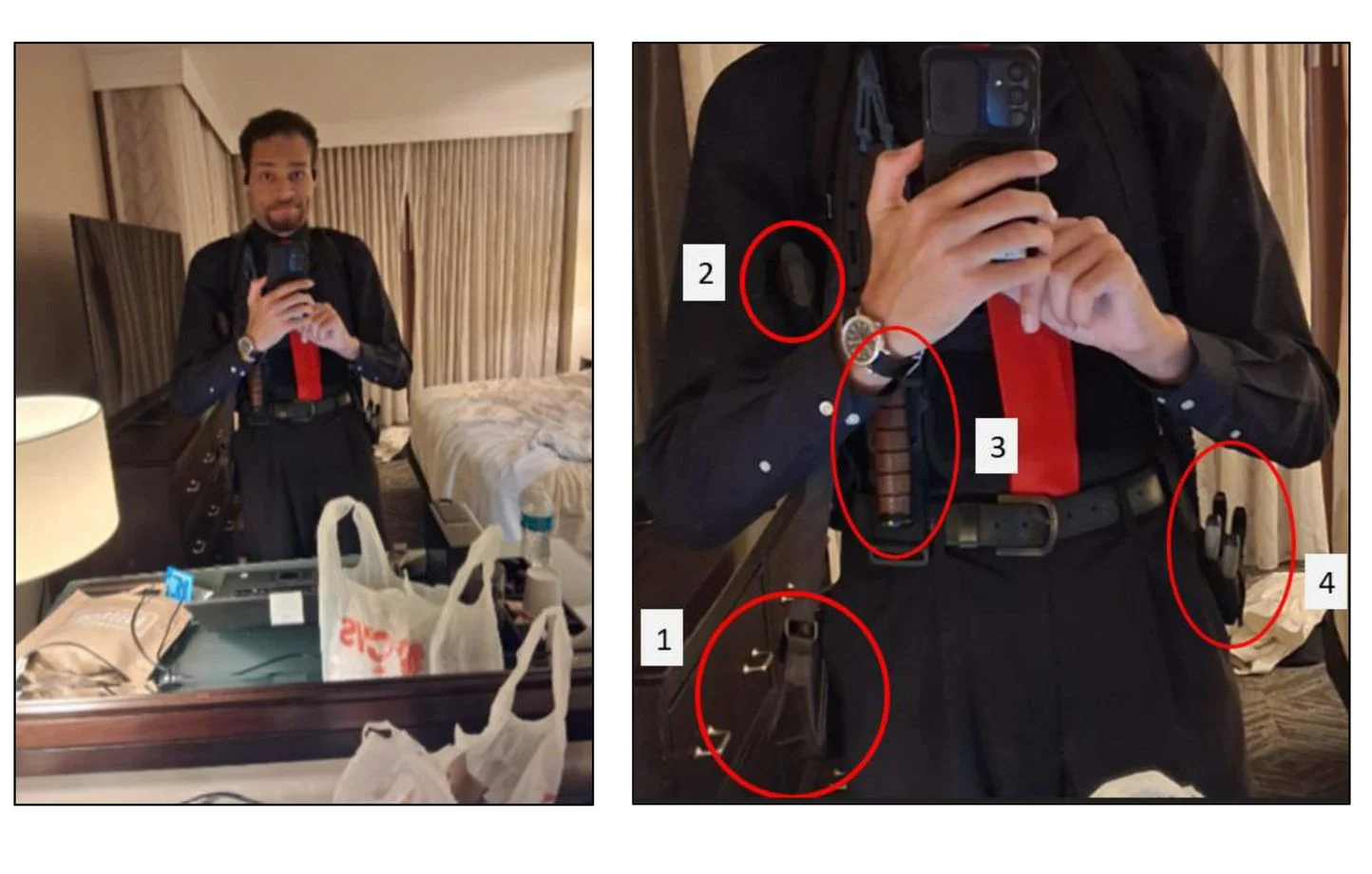 L’assaillant du gala de la presse s’était photographié juste avant l’attaque