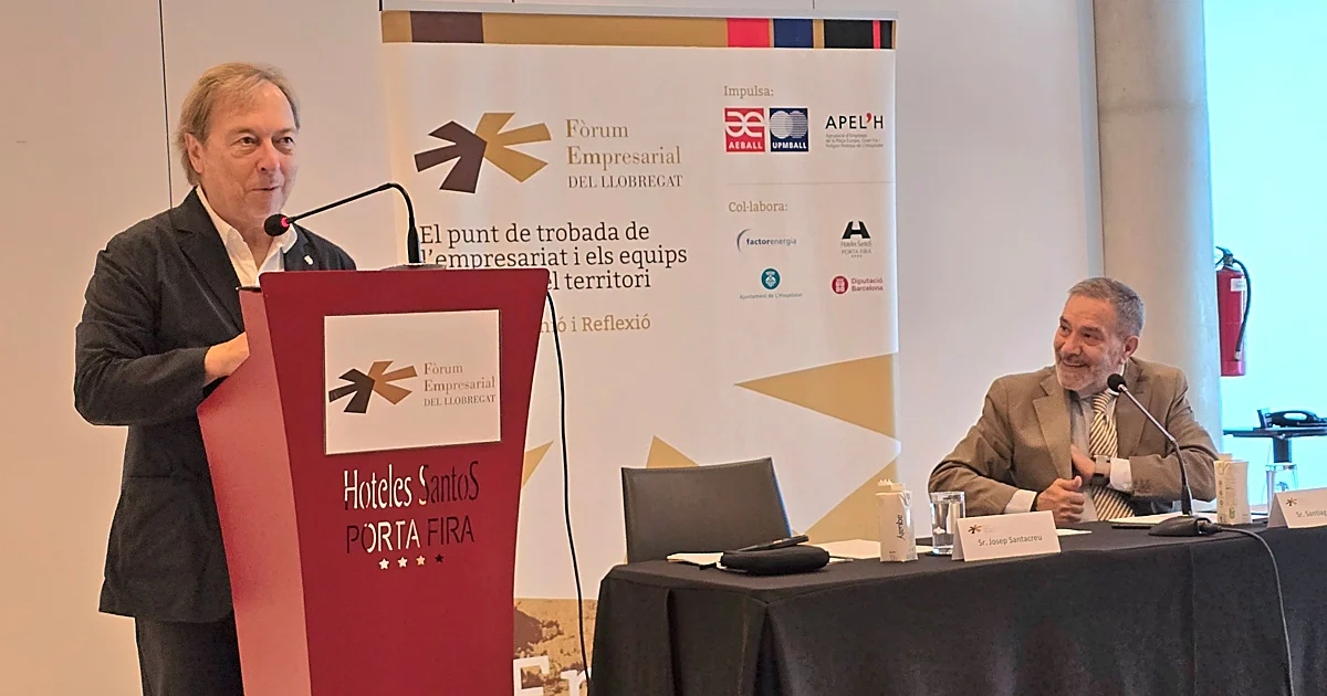 Santacreu reclama infraestructuras, menos burocracia e IA para reforzar la competitividad del Baix Llobregat