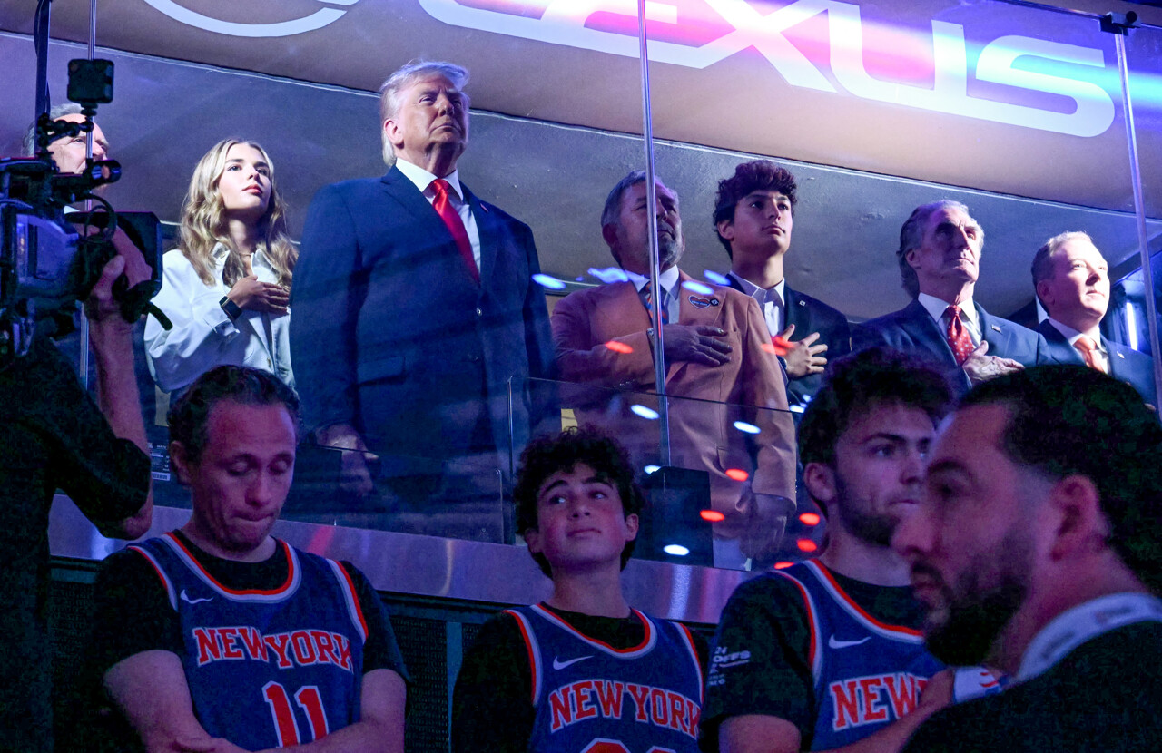 Donald Trump hué à New York avant un match de la finale NBA, il assure qu'il s'agissait en fait... d'encouragements