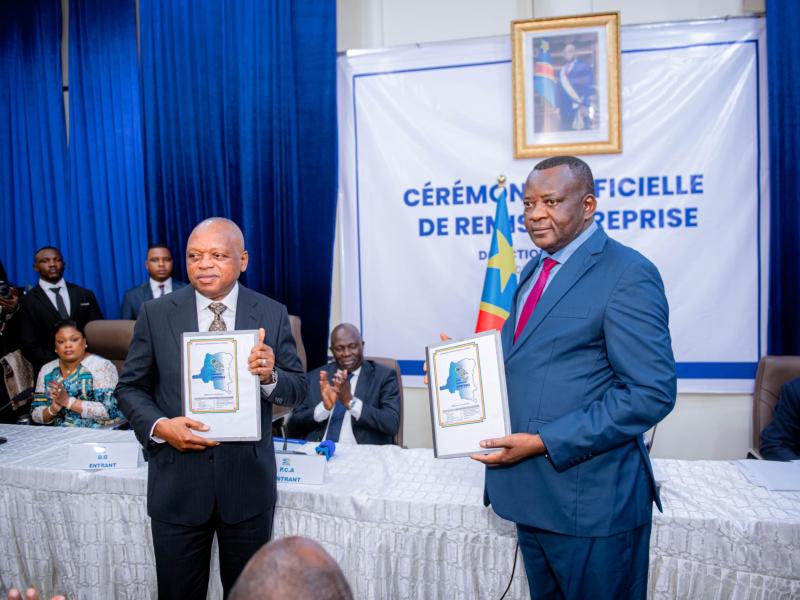 OCC : Le professeur Pierre Lohohola Osomba prend officiellement les commandes de l’Office au terme d’une cérémonie de remise et reprise entre les équipes sortante et entrante