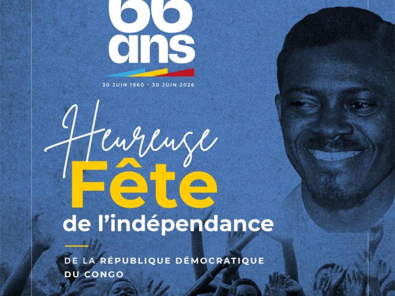 Message du CAMI à l'occasion du 66e anniversaire de l'indépendance de la RDC