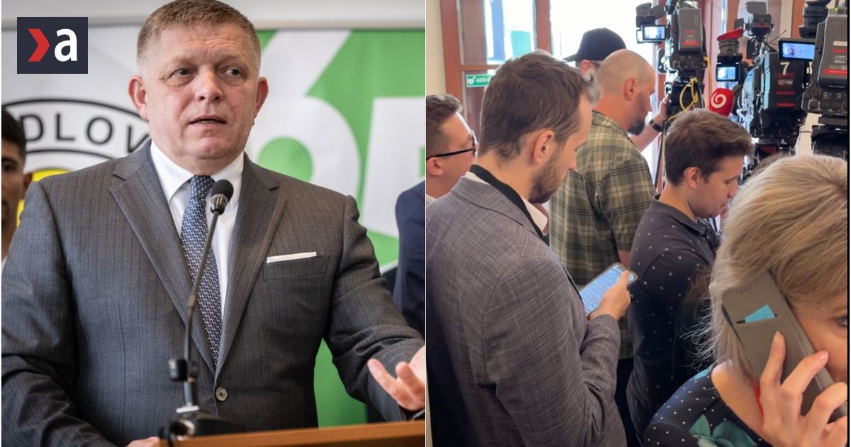 MédiáÚrad vlády obmedzil priestor pre novinárov. Pozrite sa, v akých podmienkach pracujú