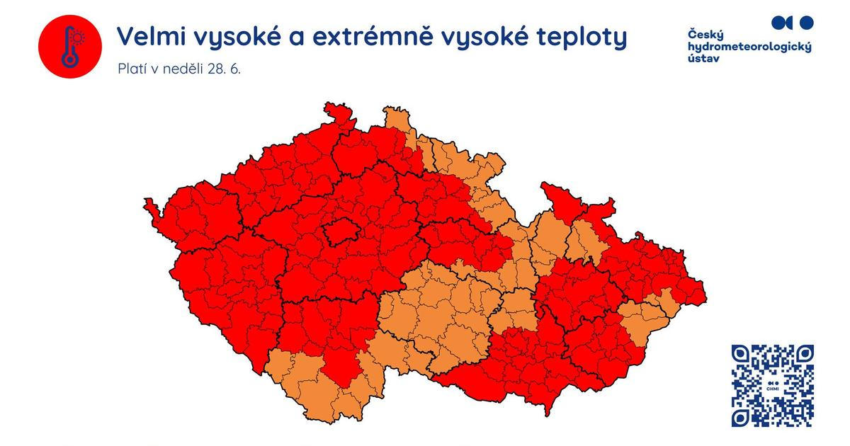 Vítejte v pekle. Meteorologové uvedli, kde přesáhne teplota 4O stupňů