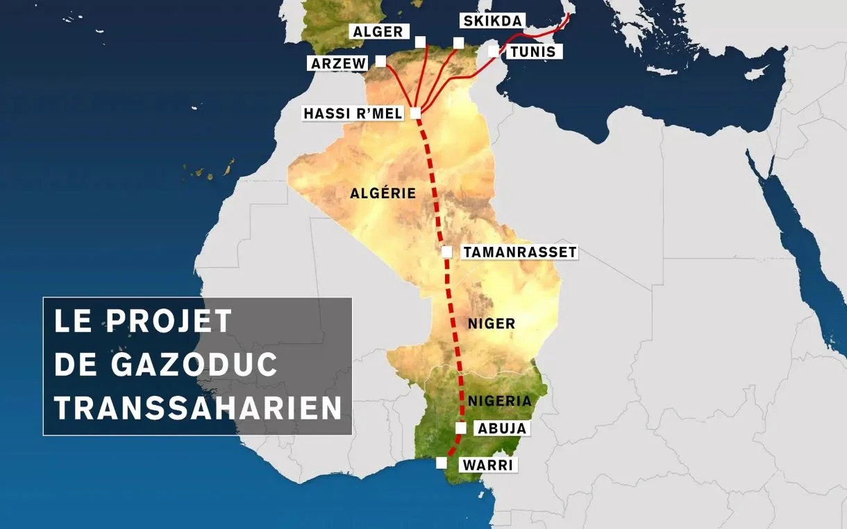 Projet de gazoduc transsaharien : L’Algérie abritera mercredi la 5e réunion ministérielle du Comité de pilotage du TSGP