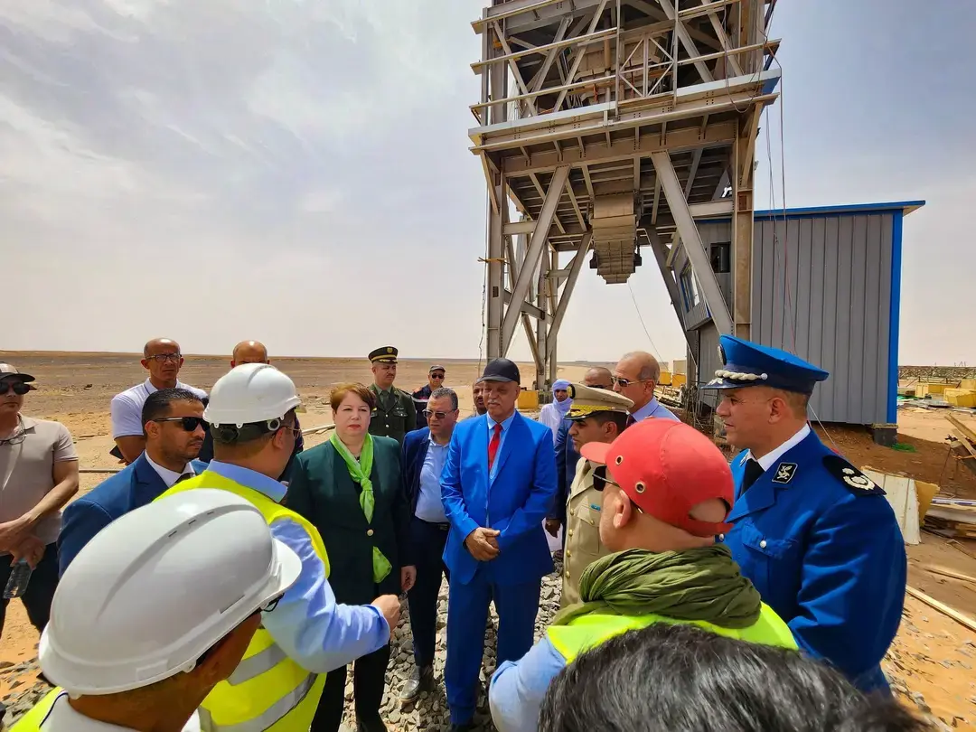 Unité de traitement primaire du minerai de fer de Gara Djebilet : Le taux d’avancement des travaux dépasse 95 %