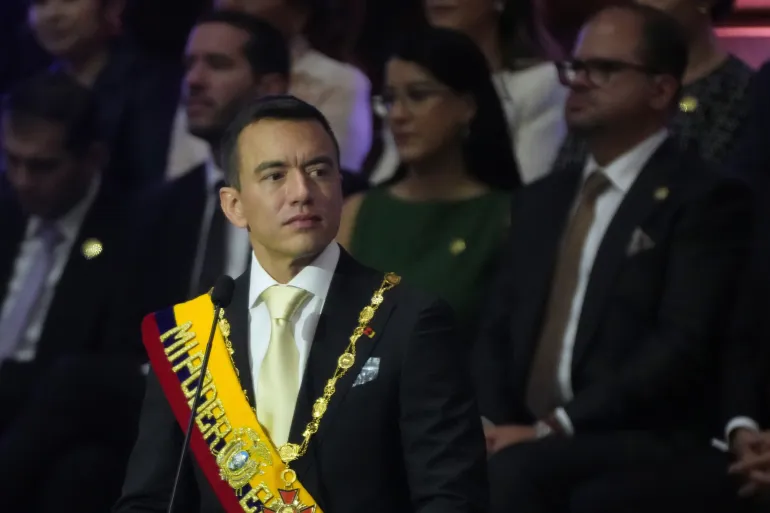 Ecuador’s Noboa pledges to extradite criminals in State of the Union speech