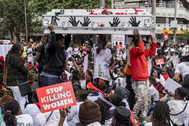 Protesters call on Kenyan government to halt femicide crisis