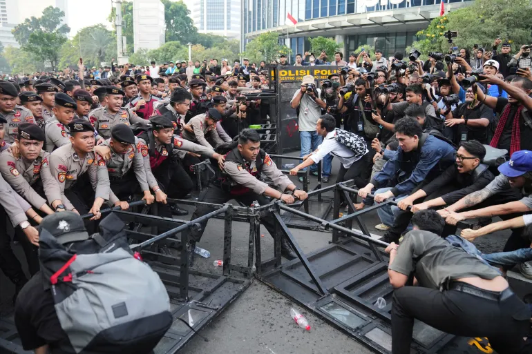 Indonesian students protest gov’t policies amid economic strain