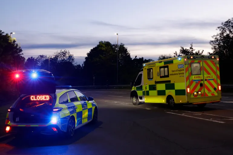 Nine left in critical condition after UK train collision that killed driver