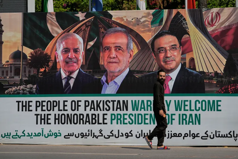 Iran’s President Pezeshkian lands in Pakistan after US deal