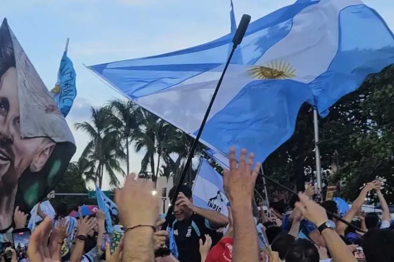 As Argentina play in Miami, fans revel in Messi’s World Cup ‘homecoming’
