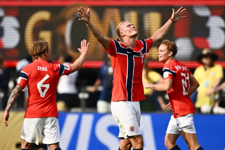 Haaland scores twice as Norway stun Brazil 2-1 in World Cup 2026 last 16