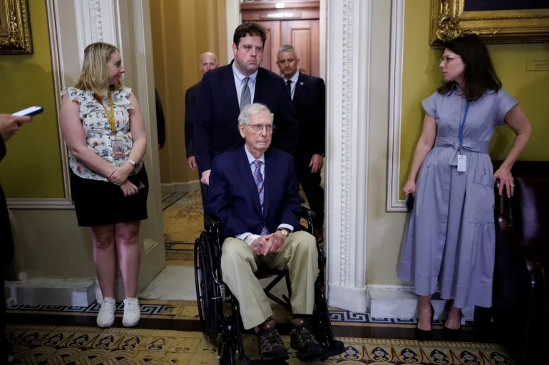 Mitch McConnell releases health update, says he is ‘regaining’ strength