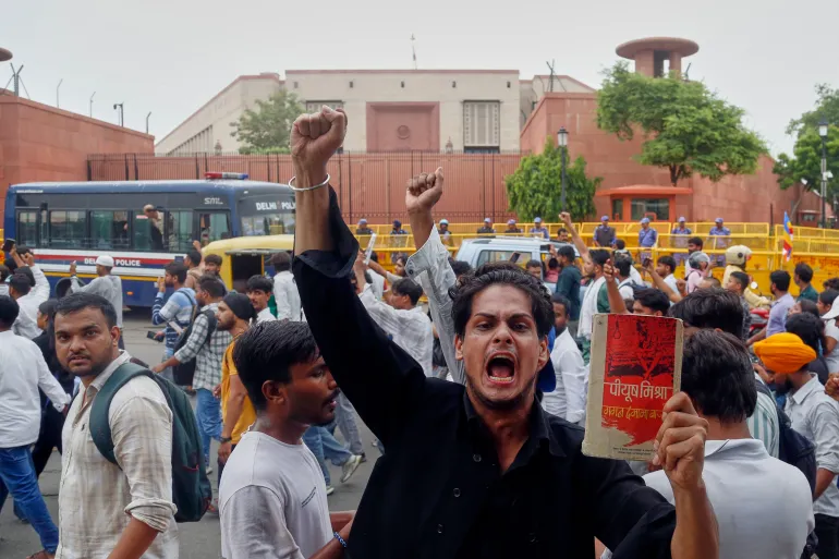 India’s ‘cockroach’ protest movement halts marches after police violence