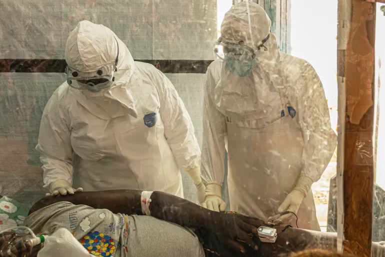 ‘There’s no salary’: DRC health workers tell of hardship as Ebola spreads