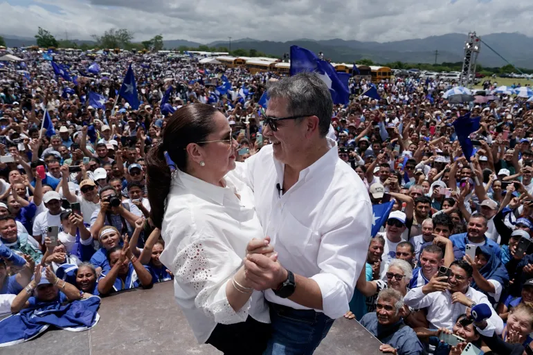 Honduras's Hernandez returns home after Trump pardon