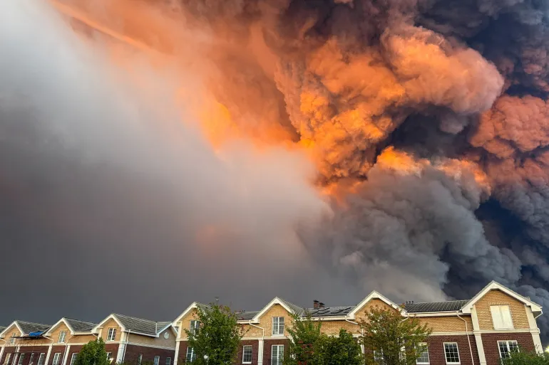 Ukrainian drone attacks kill 3 as fire destroys Wildberries warehouse
