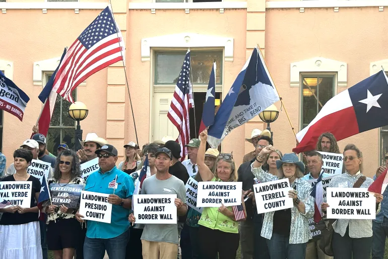 Landowners in Texas ask court to stop Trump border wall