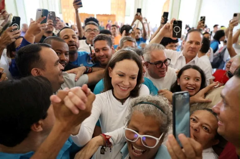 Venezuela’s opposition leader Maria Corina Machado returns from exile