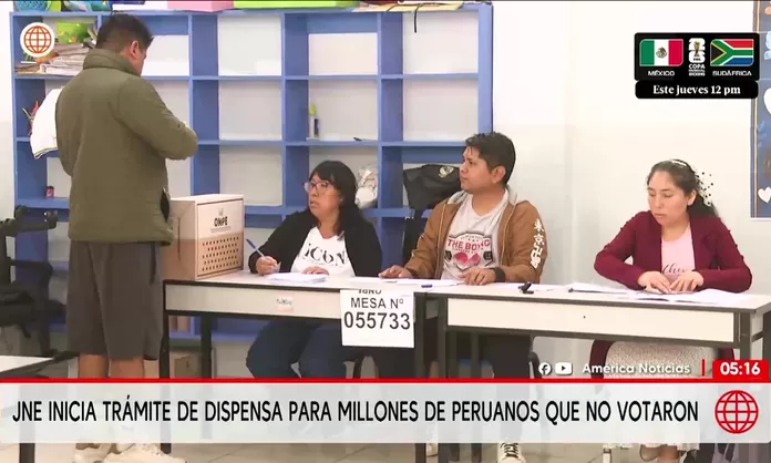 JNE inicia trámite de dispensa para omisos al voto