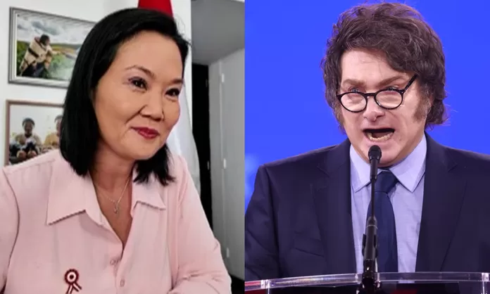 Keiko Fujimori received greeting from President Javier Milei