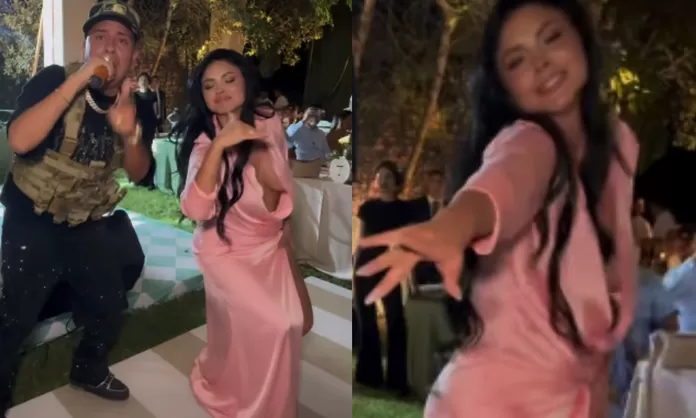 Pamela Franco casi muestra de más al bailar con reggaetonero