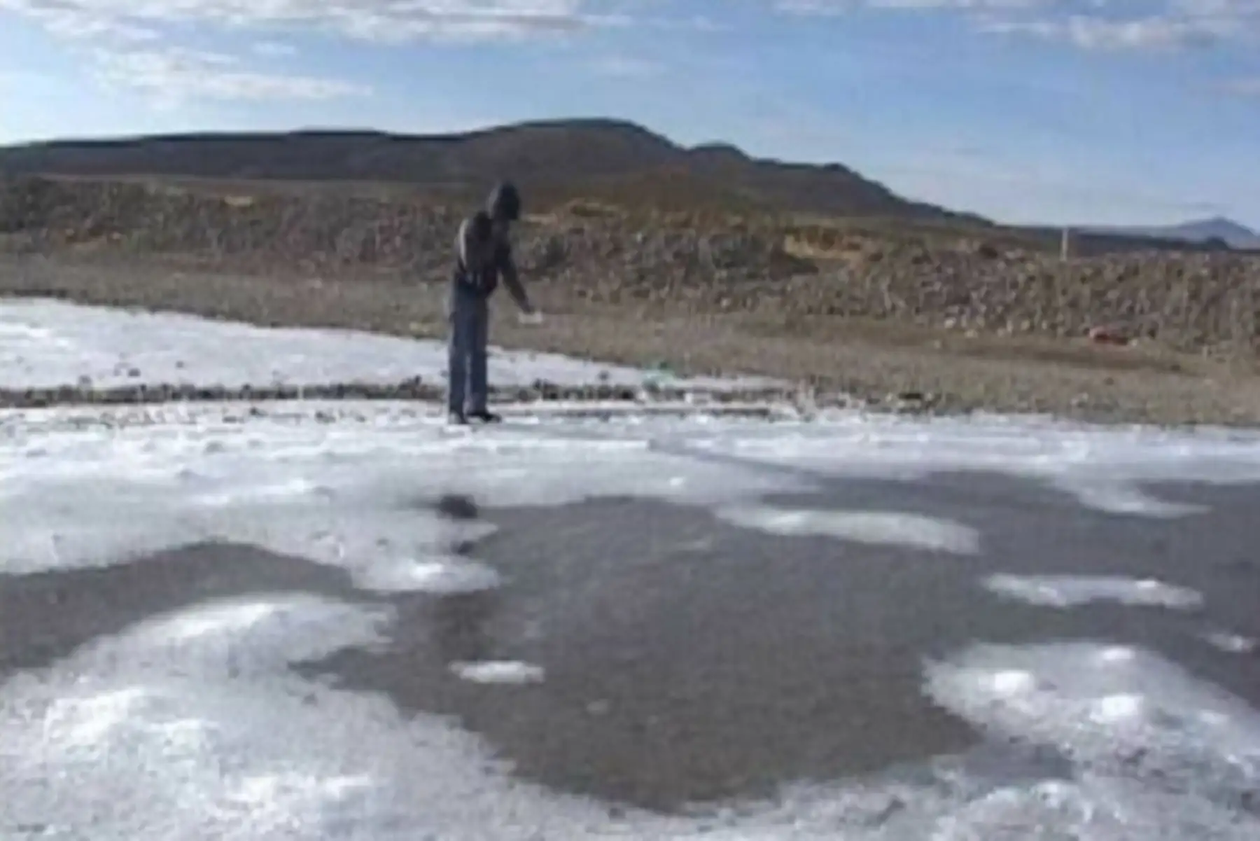 Temperatura nocturna descendería en zonas altas de la sierra sur a 20 grados menos cero