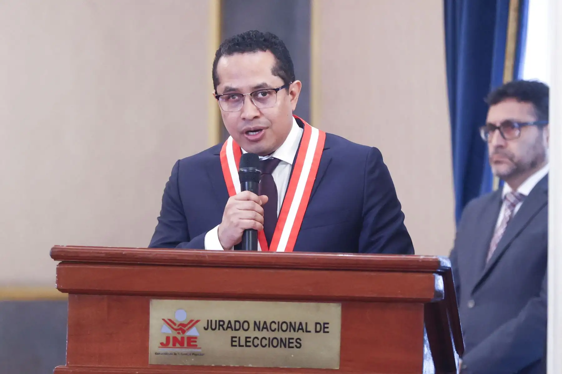 Presidente de JNE: resultados proclamados son producto de "proceso con garantías sólidas"