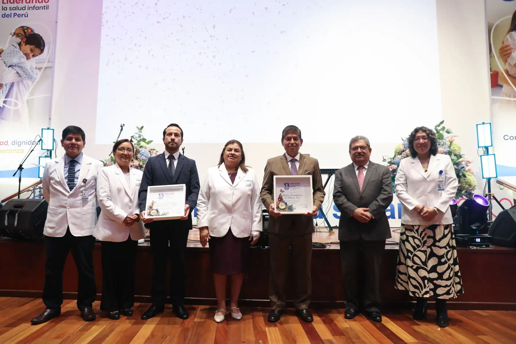 INSN San Borja reconoce a Editora Perú por difundir logros en salud pediátrica