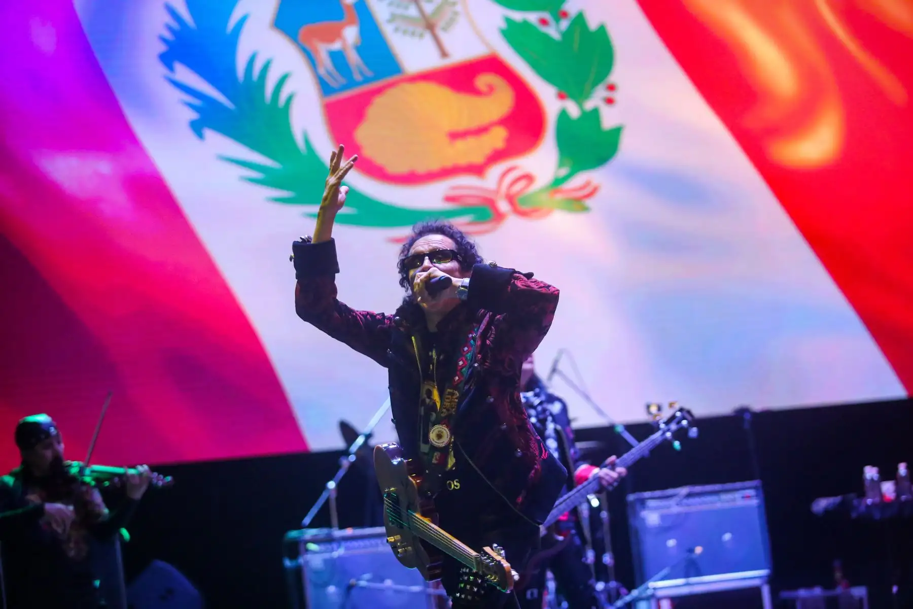 El Tri de México liderado por Alex lora se presentó en el parque de la exposición en su gira “Adicto al Rock and roll”
