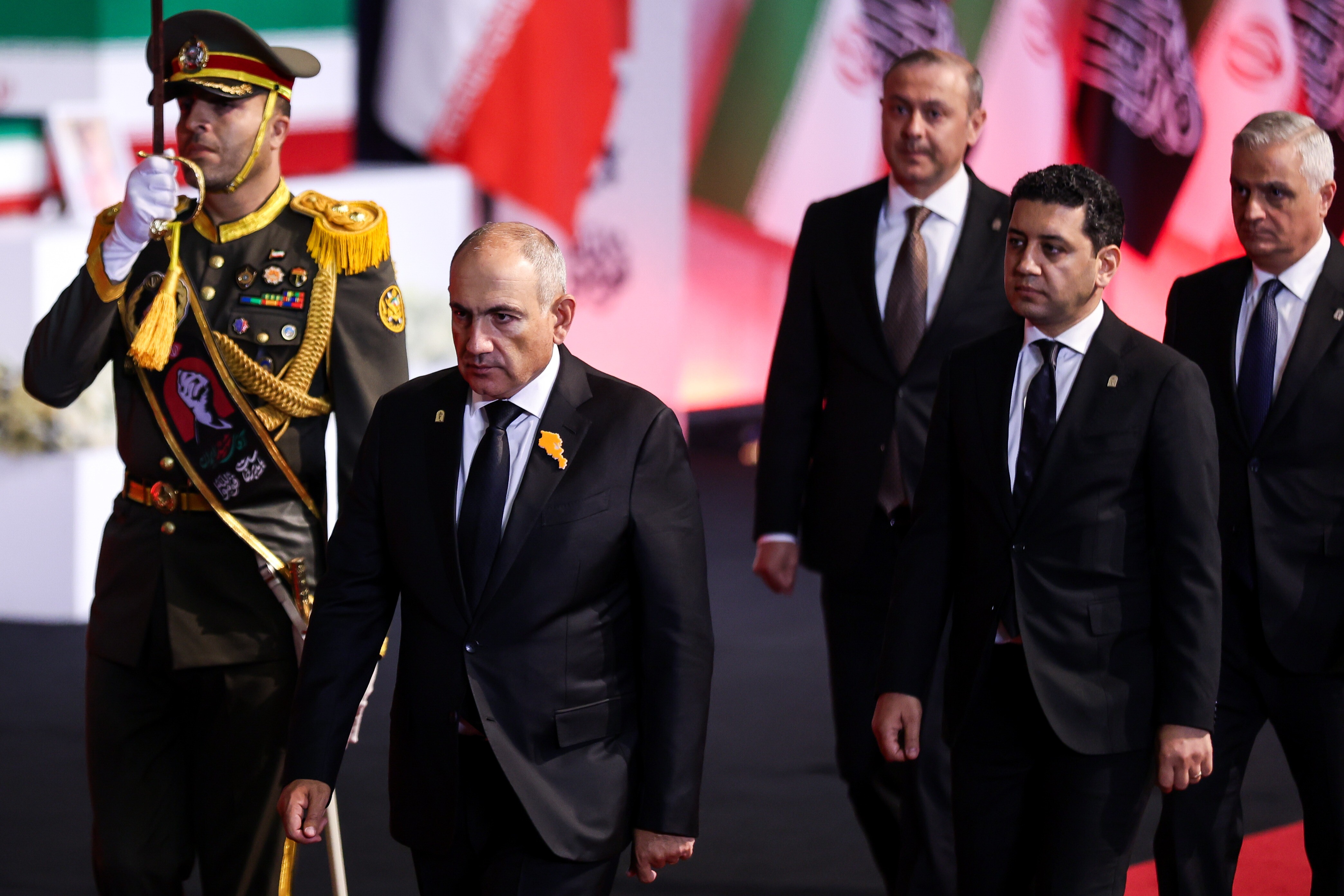 Armenian PM Attends Farewell for Iran's Supreme Leader Ali Khamenei