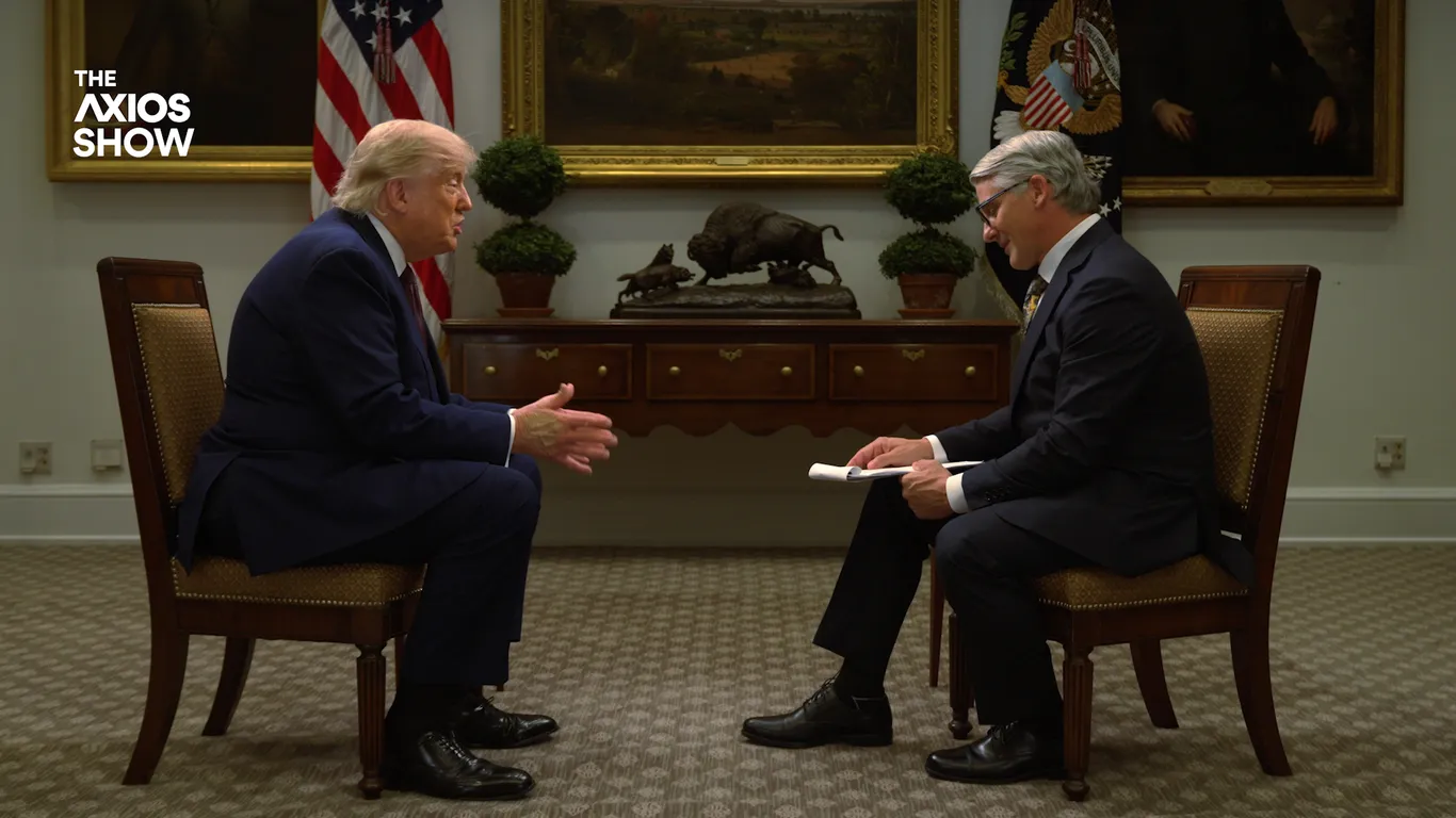 WATCH: President Trump talks Iran, Cuba, Israel, AI, and power on "The Axios Show"