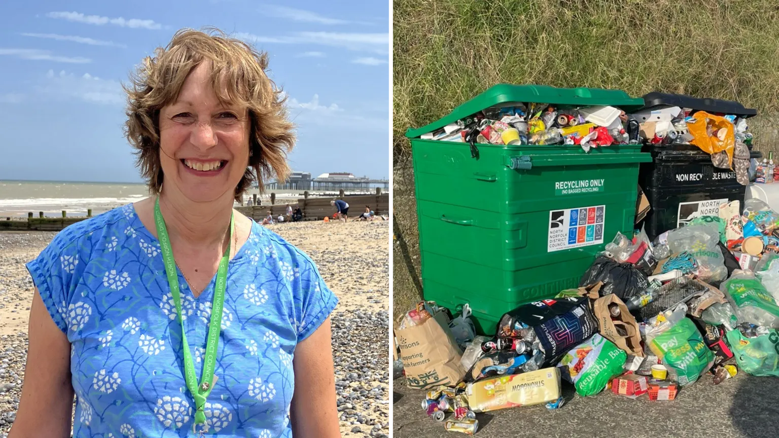 'Disgusting' beach litter leaves people upset