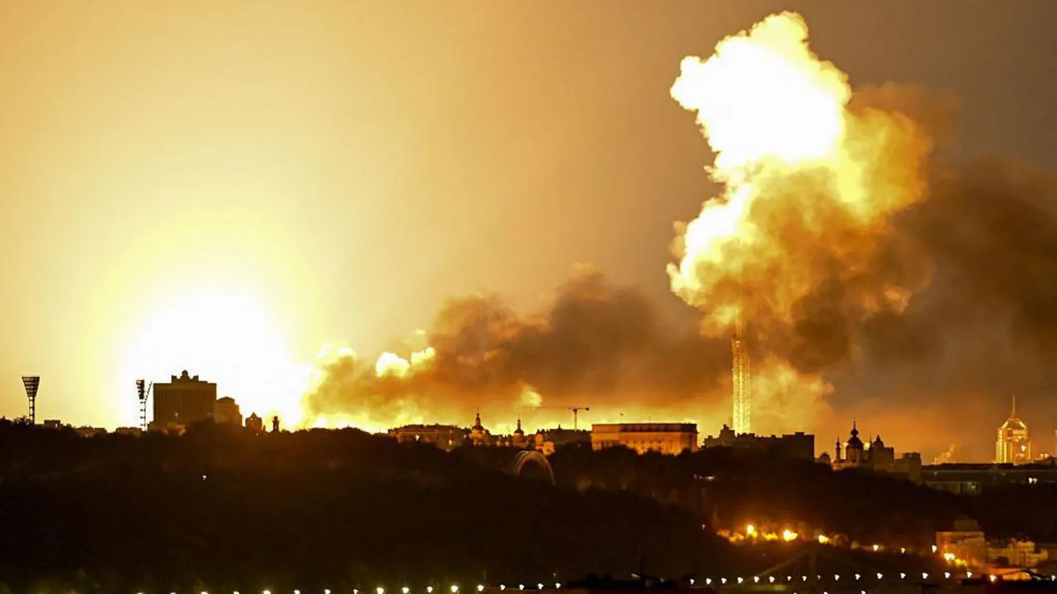 Massive Russian attack on cities across Ukraine kills at least nine people