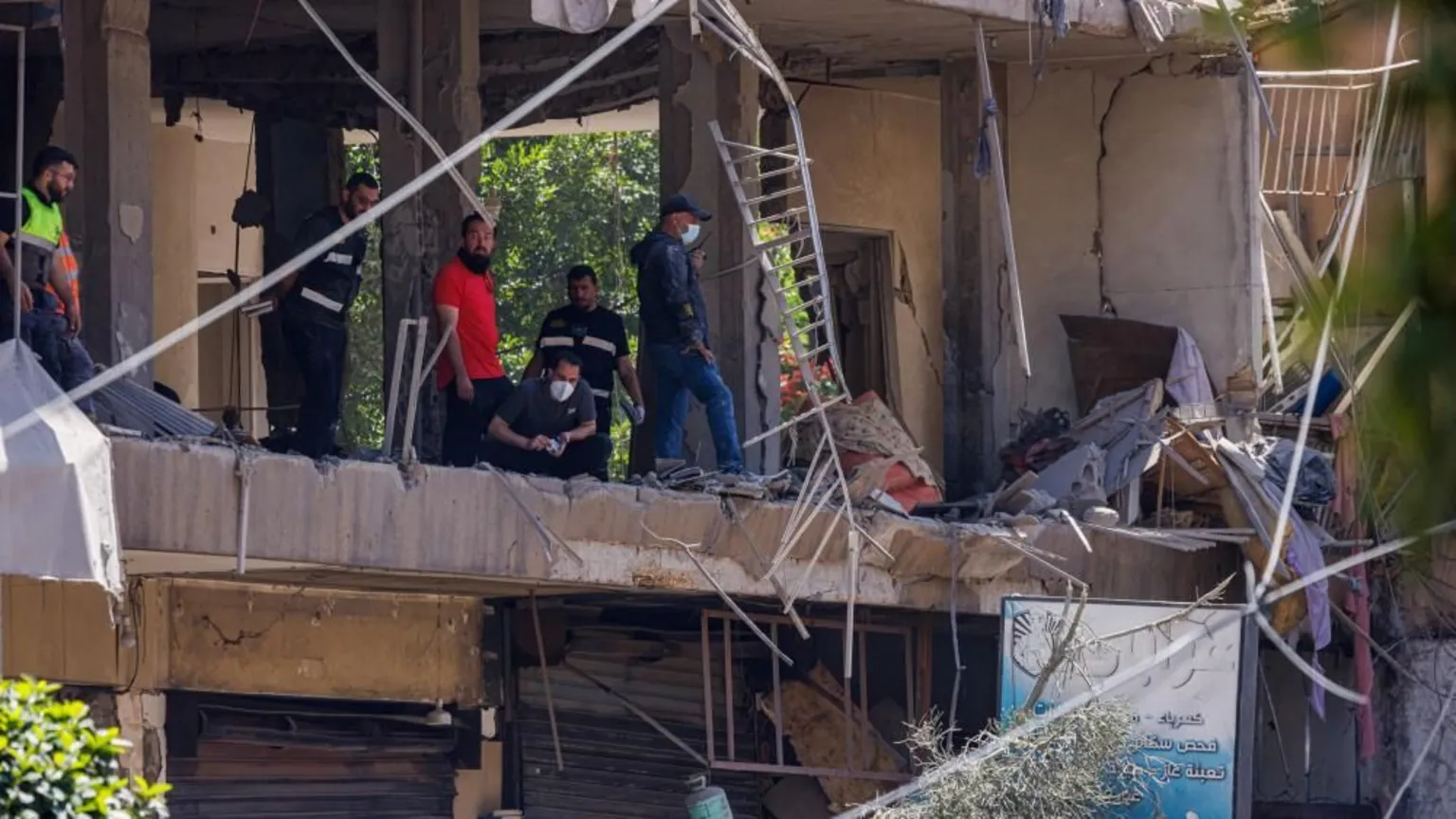 Israeli military says Hezbollah targets struck in Beirut