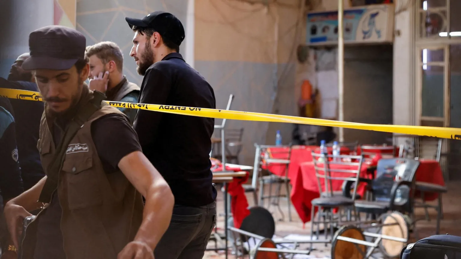 Bomb blast at Damascus cafe kills six, Syrian state media say