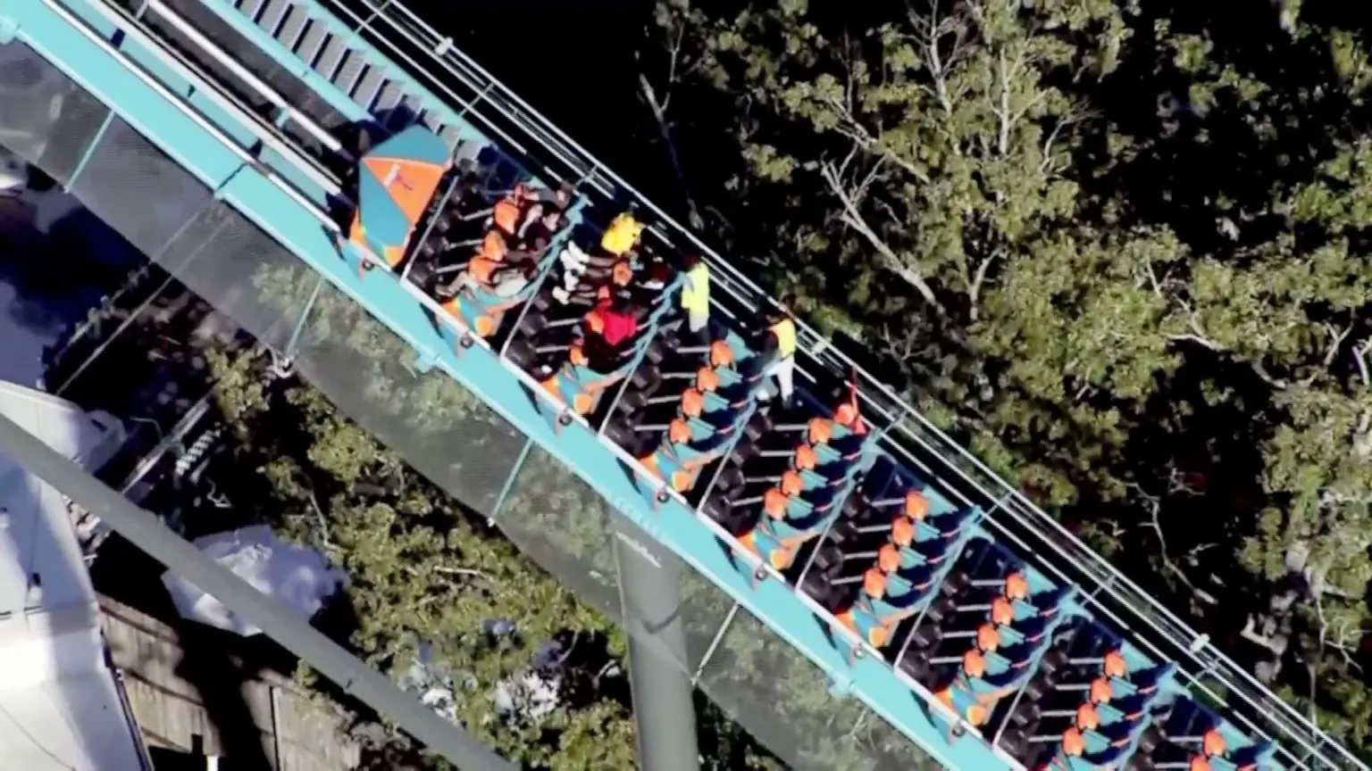 One dead and several hurt after rollercoaster incident at Six Flags