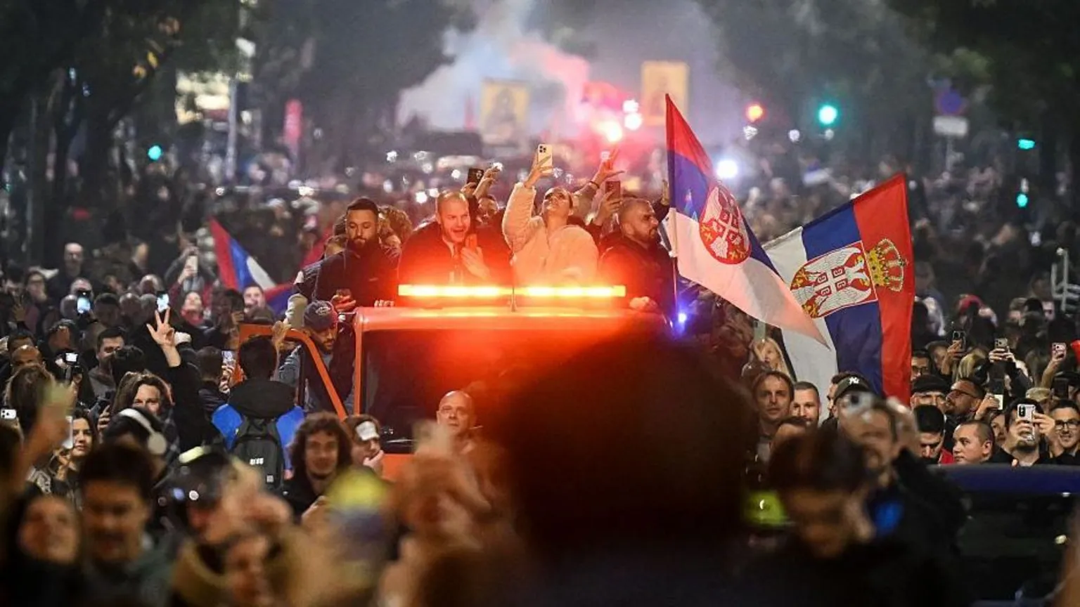 Serbia's veteran ruler Vučić concedes election to student-led protest movement
