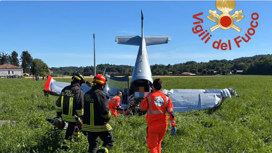 Schweizer Kleinflugzeug bei Como abgestürzt – zwei Verletzte