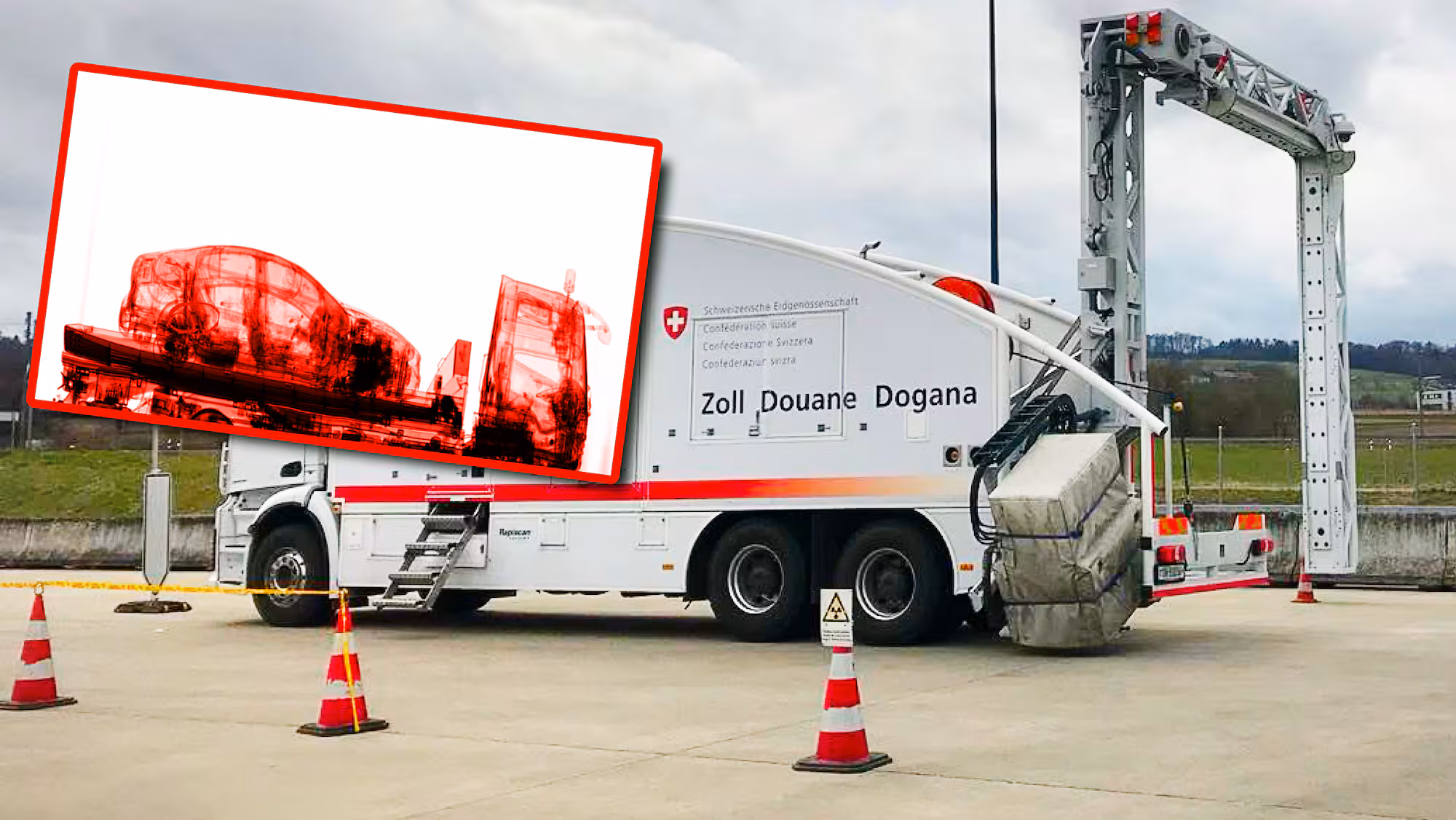 Verstecken zwecklos! Zoll schaut mit XXL-Scanner durchs Auto