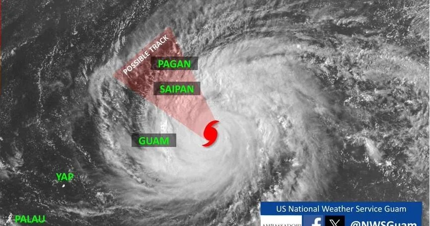 U.S. territories brace for powerful super typhoon in western Pacific