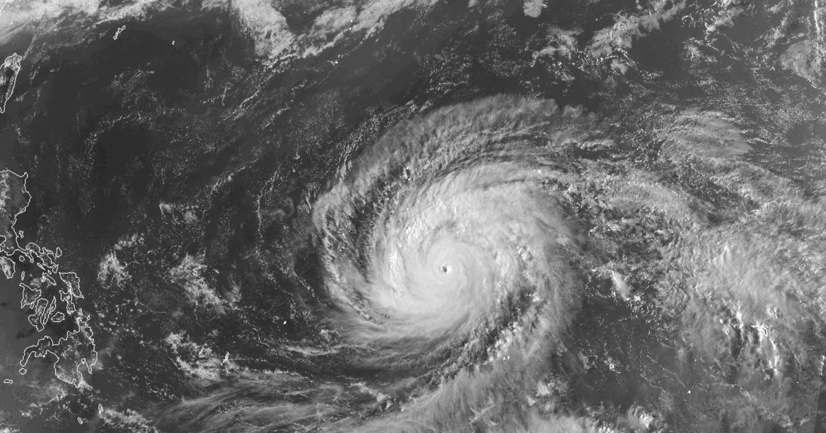Powerful typhoon barrels over remote U.S. islands in Pacific