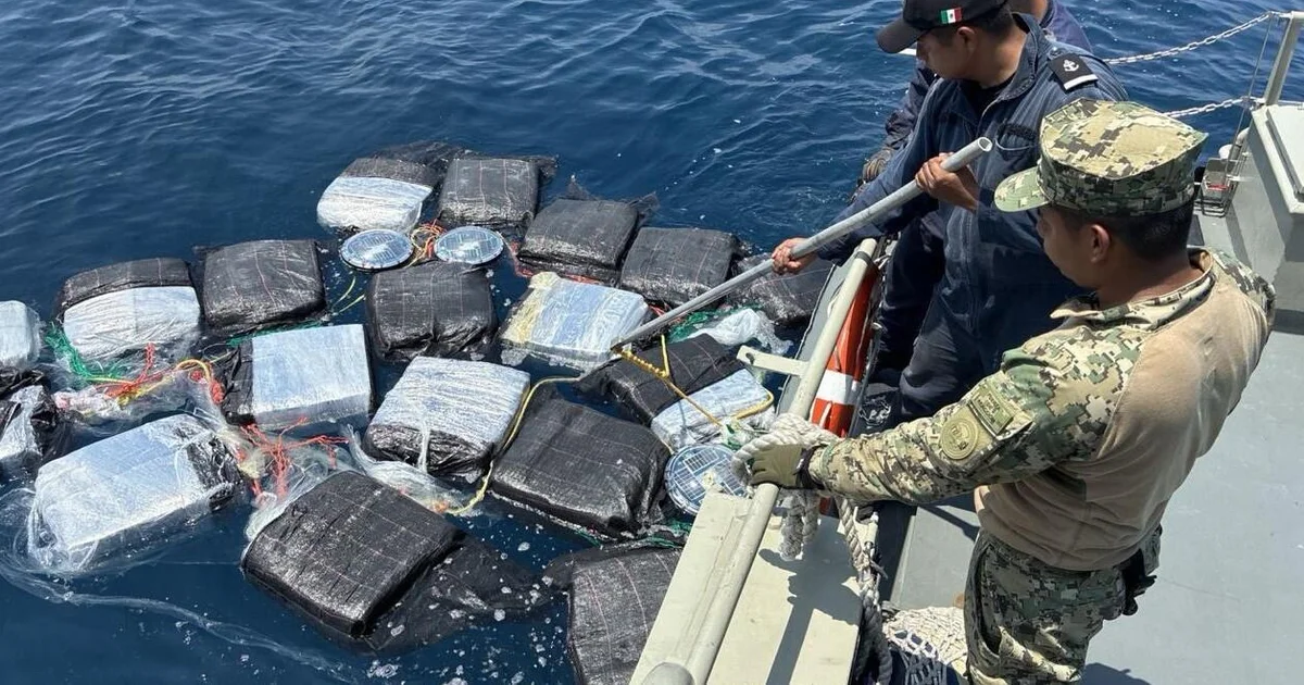 Dozens of cocaine packages seized in Pacific, 11 rescued from shipwreck