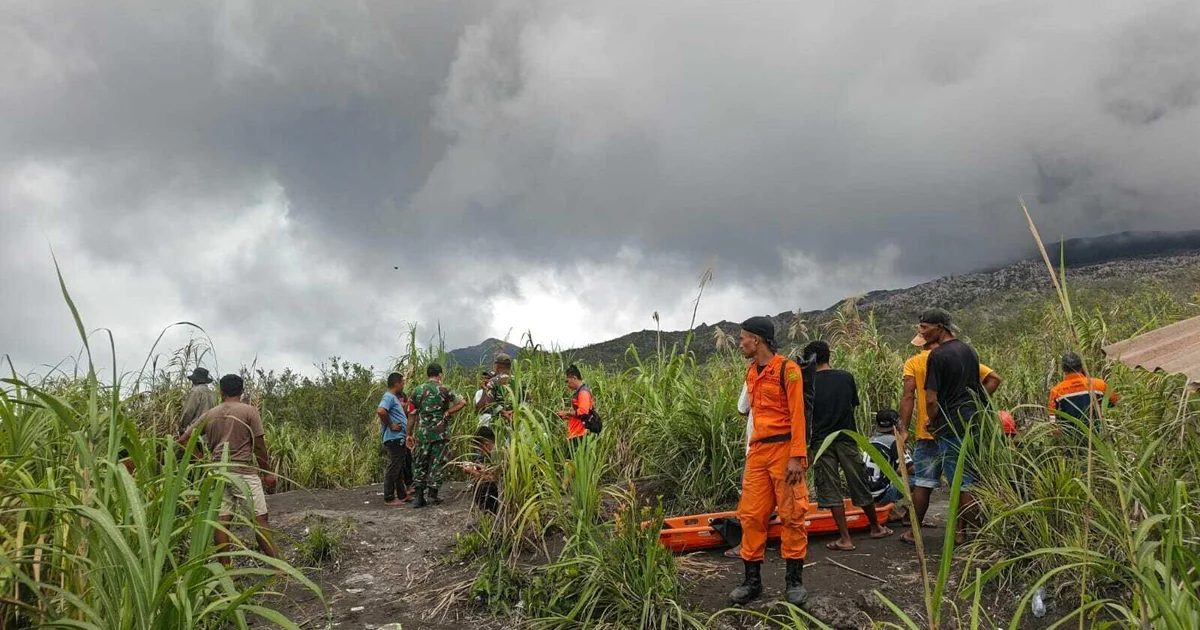 Volcano erupts in Indonesia, killing at least 3 hikers, police say