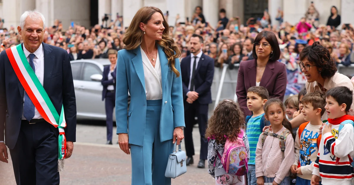 Princess Kate visits Italy on first overseas trip after cancer treatment