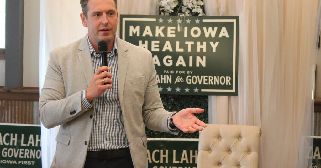 Zach Lahn wins Iowa GOP governor primary, upsetting Trump-backed rival