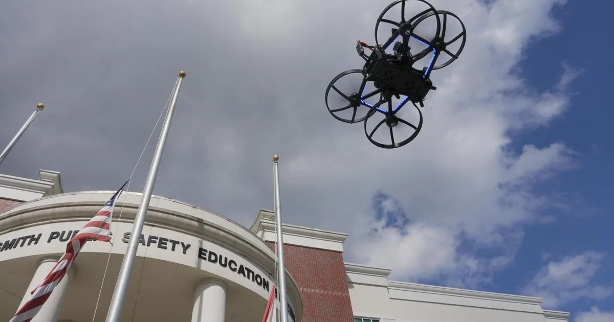 Schools are testing pepper-spraying drones to stop shooters