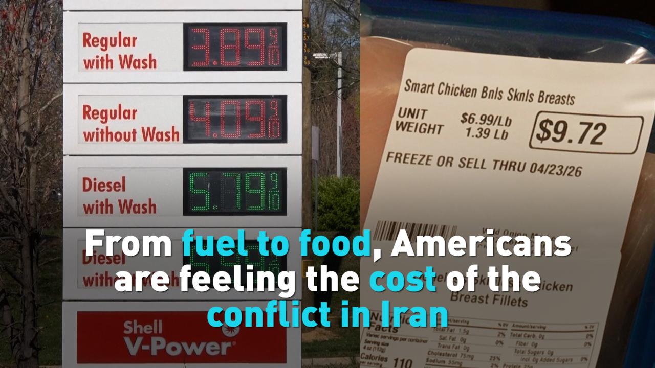 From fuel to food, Americans are feeling the cost of the conflict in Iran